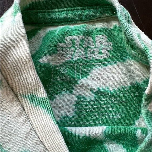 Kids repurposed bleached tee Star Wars - Picture 3 of 3